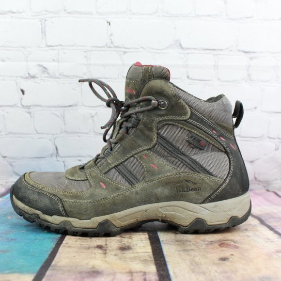 L.L. Bean Other - LL Bean Trail Model 4 Tek 2.5 Gray Suede Mesh Hiking Boots 9.5 M